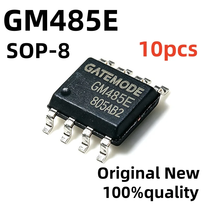 10pcs patch GM485E SOP-8 RS-485/RS-422 chip half duplex communication high-speed transceiver IC 100% brand new original
