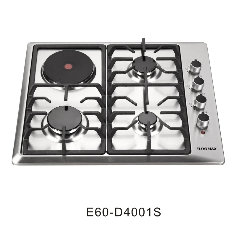 공장 OEM/ODM 내장형 4 버너 쿠커 가스 스토브