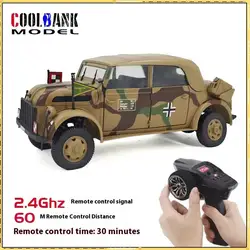 Coolbank 1:18 Steyr 1500a German Command Remote Control Vehicle Full Scale Simulation Sound Smoke Light Alloy Model