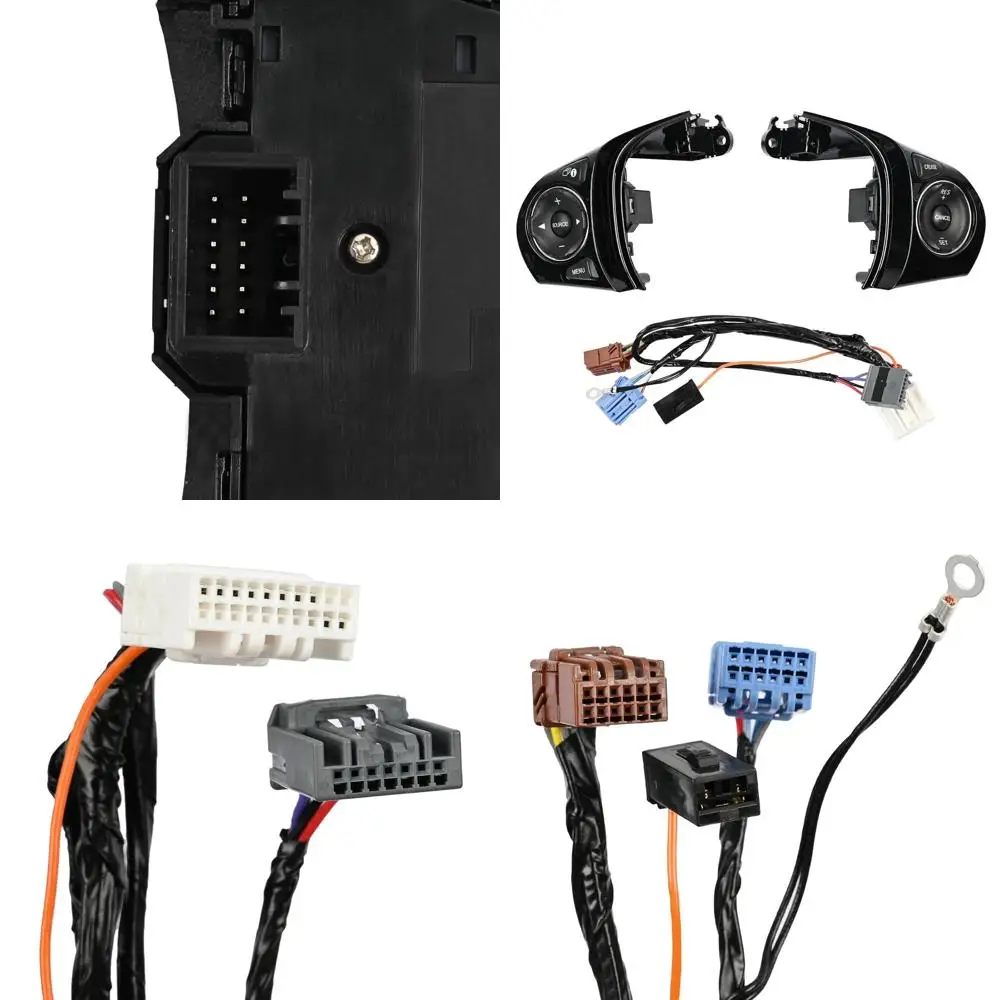 

Pair Steering Wheel Audio Control Switch Button Compatible with Honda Civic 2012 2013 2014 2015 1.8L Replace 35880-TR6-A01 35880