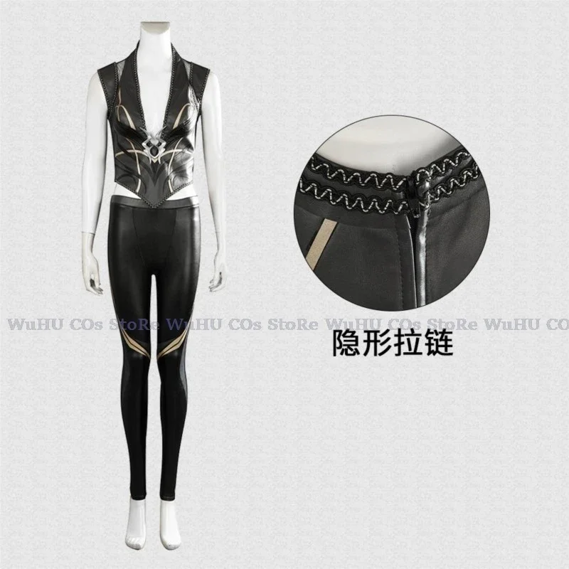 Baldens Cos Gate 3 Cosplay Shadowheart Costume Fantasia Disguise Adult Women Leather Pants Outfit Female Halloween Carnival Suit