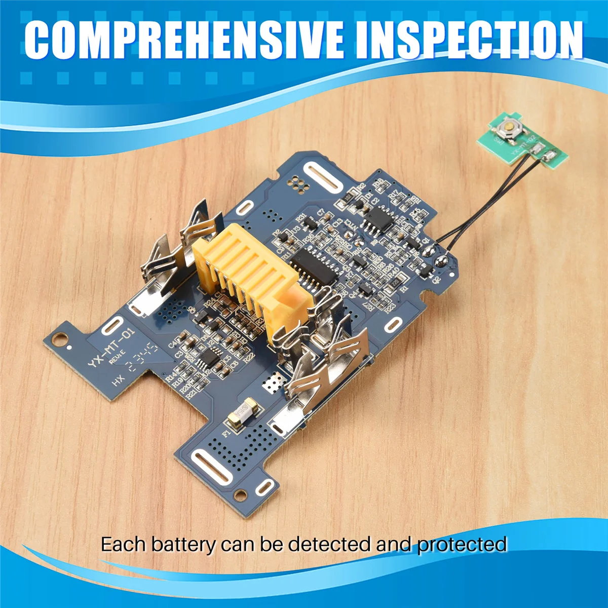 3 pçs bl1830 bateria li-ion pcb placa de proteção de carregamento para 18v ferramenta elétrica bl1815 bl1860 lxt400 bl1850