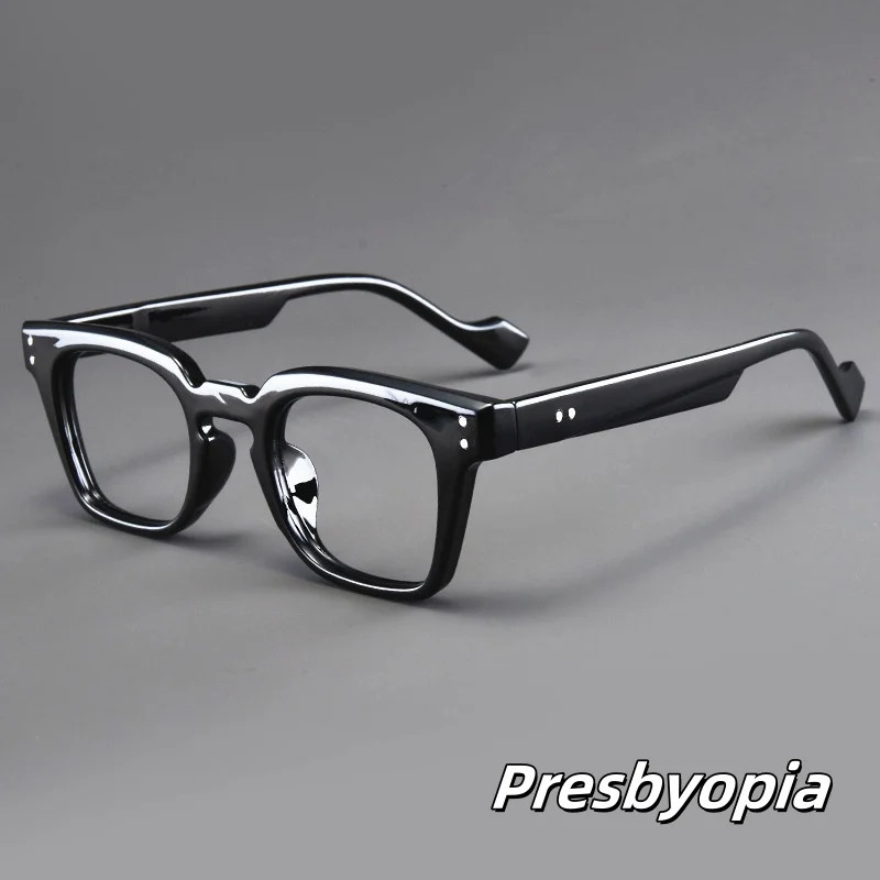 

New Large Frame 2025 Retro Glasses Frame Anti Blue Light HD Unisex Presbyopia Eyewear Eye Protection Fashion Elderly Eyeglasses