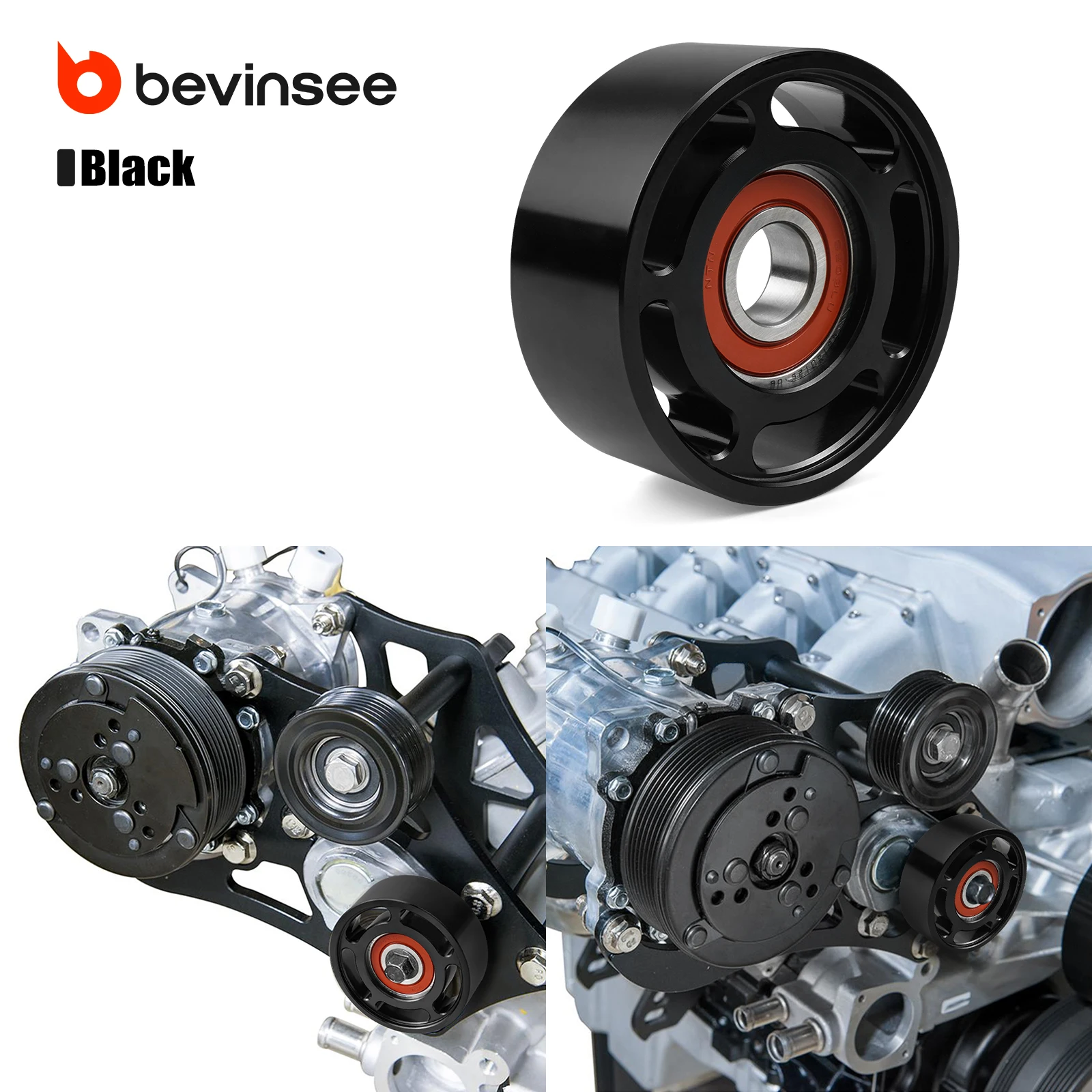 

Заготовка BEVINSEE 3,00 дюйма / 76,0 мм x 6-ребчатый гладкий лицевой шкив для универсального