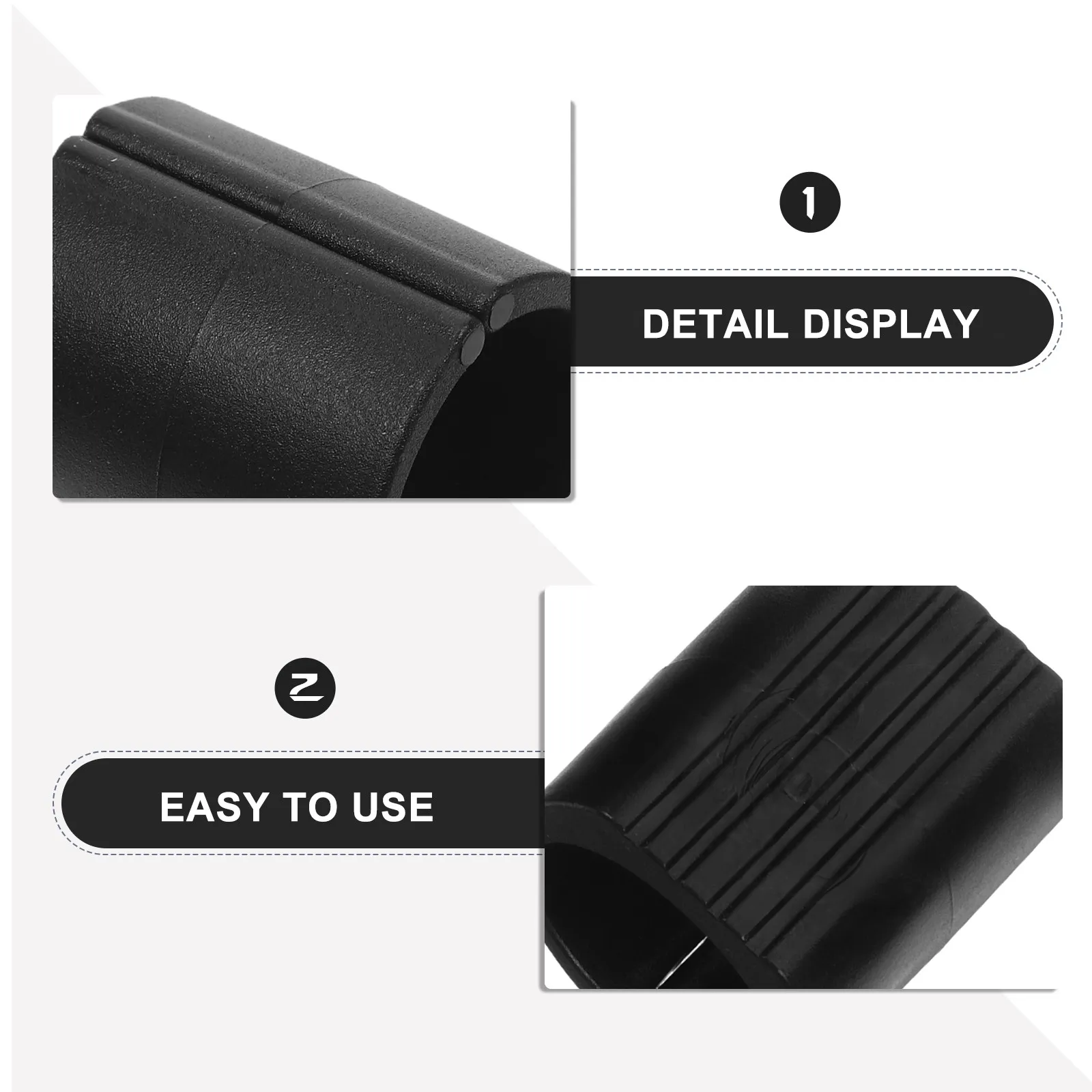 32Pcs Chair Leg Caps Floor Protectors Noise Reduction Shock Absorption Non-Slip Plastic Glides for Wood Tile Floors 25-30Mm