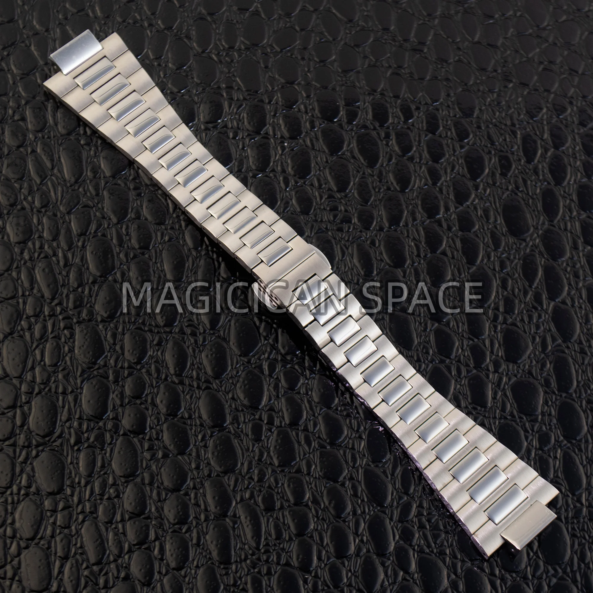 

Nautilus 25mm Watch Strap 316L Solid Stainless Steel Butterfly Clasp 10ATM Waterproof Watch Accessories Fit 41mm Watch Case