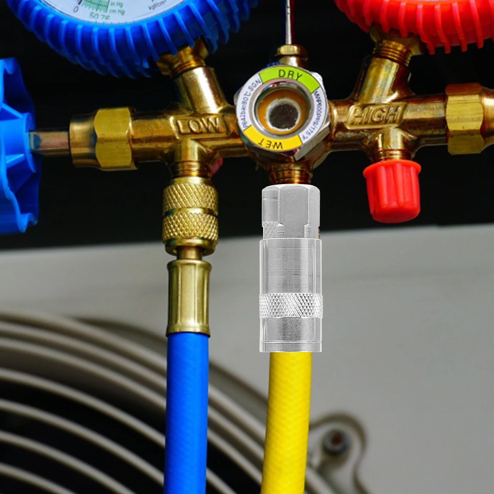 

1 Set Premium Iron Hose Fitting Connector Crimp Cinch Barb Adapter For Air Compressor Pressure Washer Tool Quick Disconnect