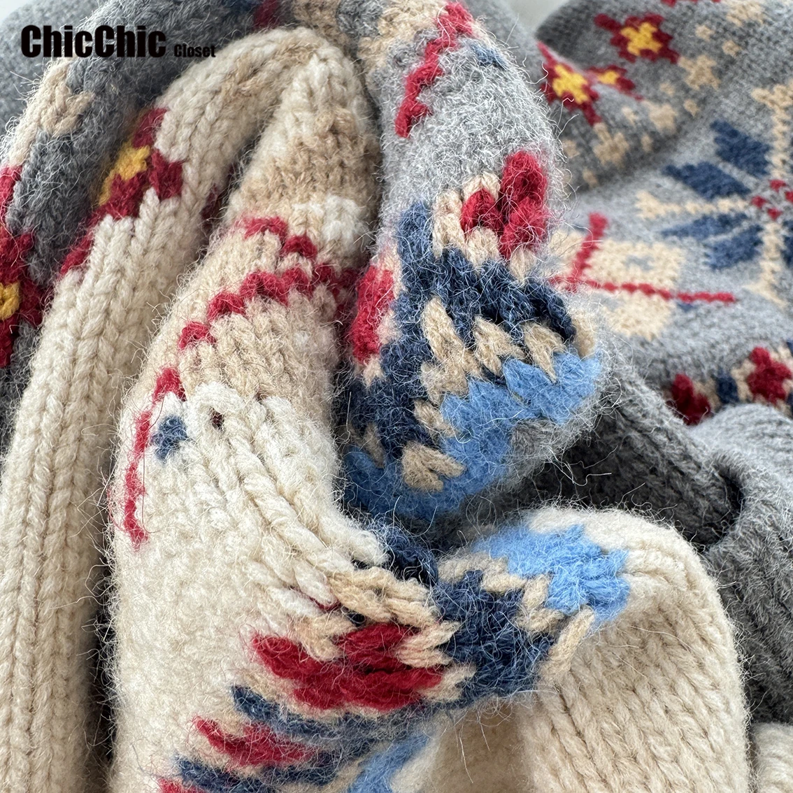 

Женская одежда, новинка 2025 года, свитера на пуговицах, джемперы, пуловеры, зимние топы с длинными рукавами, Новый год, Рождество