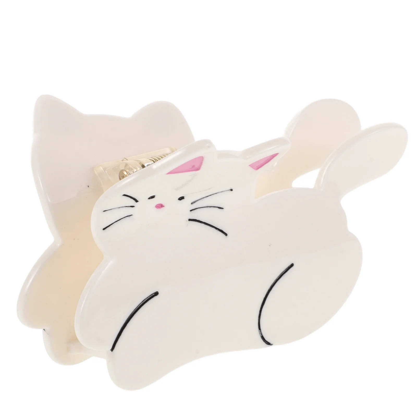 

Cute White Kawaii Animal Cat Clip Animal Clip Cat Clip Cat Clips Small Hairclip Novelty Clips Halloween Clips Cat