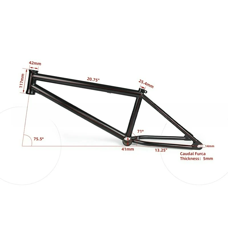 Bike Parts Chromoly BMX Frame Children Adult Racing Freestyle Bike Frame BMX Bicycle Frame