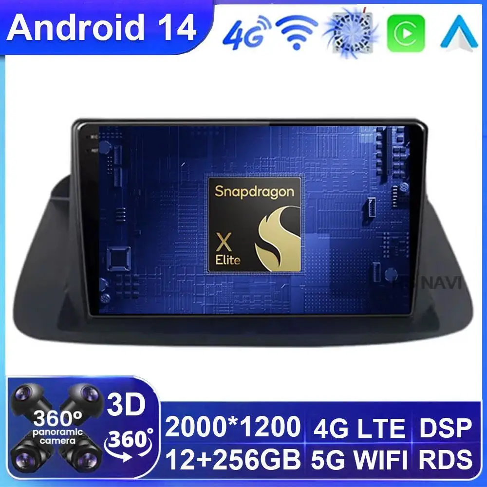 

Автомобильный мультимедийный плеер Android 14 для Honda Accord 8 Crosstour 2008 - 2012 Carplay, WIFI + 4G
