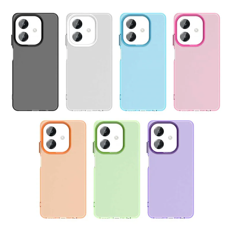 For OPPO A3X Case Cover OPPO A3X Capa Shockproof Phone Bumper Back Armor Transparent Frosted Matte Clear Fundas OPPO A3X OPPOA3X