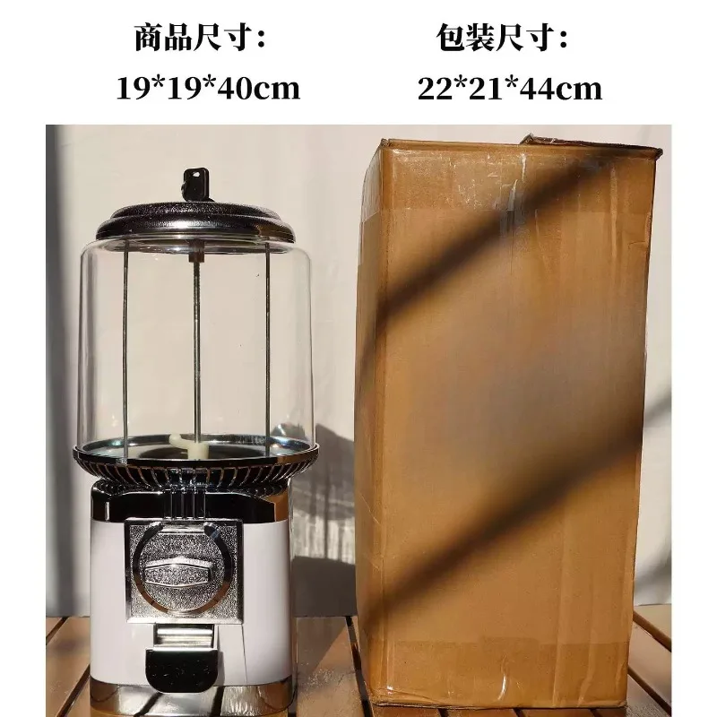 105K egg twister small vending machine 40cm high, without battery mechanical candy machine chewing gum vending machine 1pcs