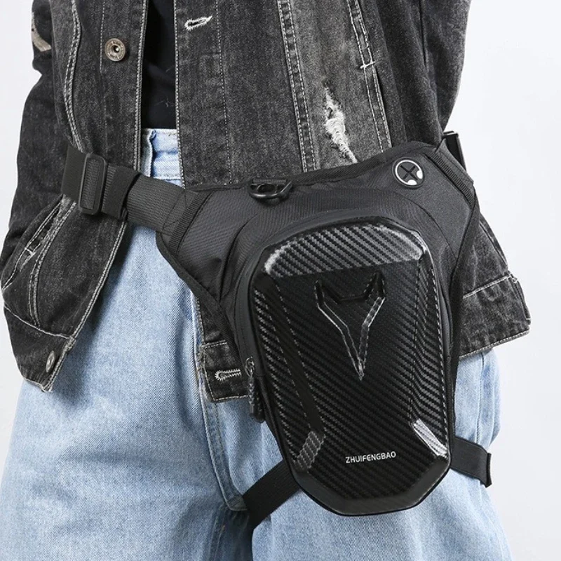 Motorbike Waterproof Waist Leg Bag Motorcycle EVA Hard Shell Cell/Mobile Phone Purse Packs Motorcycle Equipment