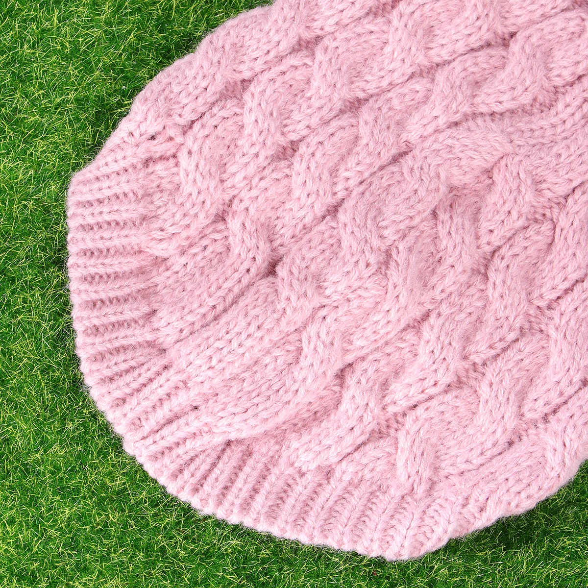 

Fashion Knitted Dog Sweater Pet Clothes Party Costume For Puppy Outdoor Walking Christmas Birthday Photo Skin Pink Xl Size