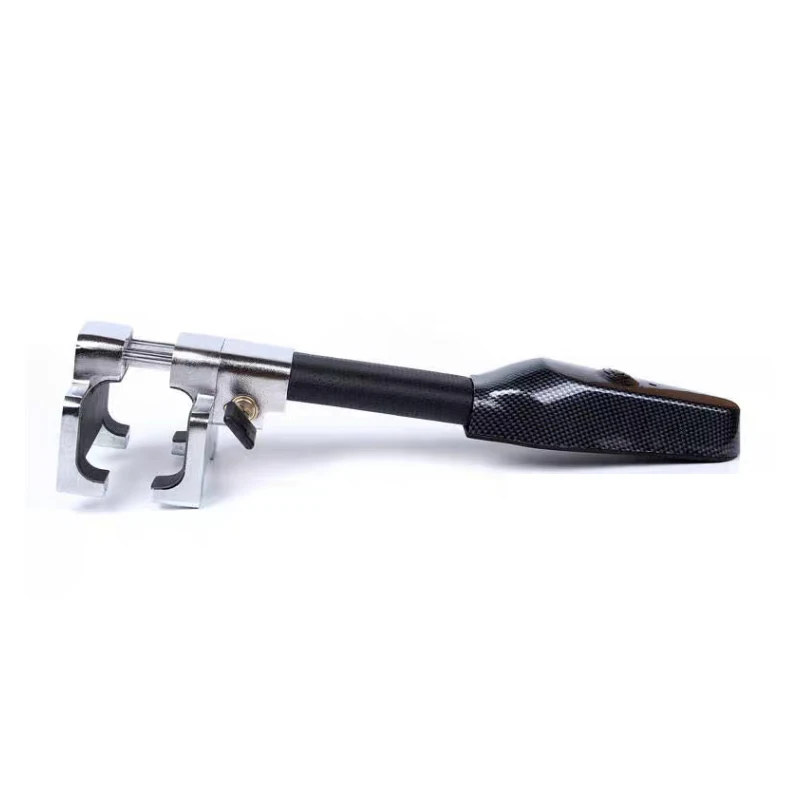 

Car universal anti-theft steering wheel lock security anti-theft security alarm lock retractable anti-T-lock security tool