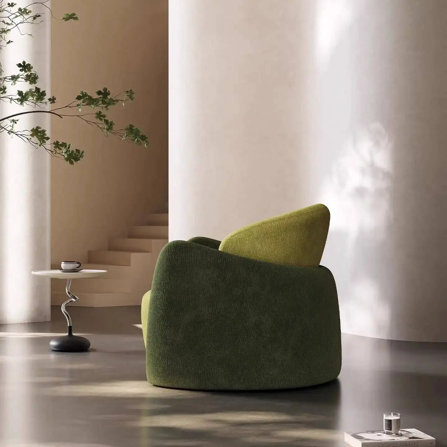Office, Hotel Reception Area, Negotiation Chair, Modern Minimalist Single Seater Sofa