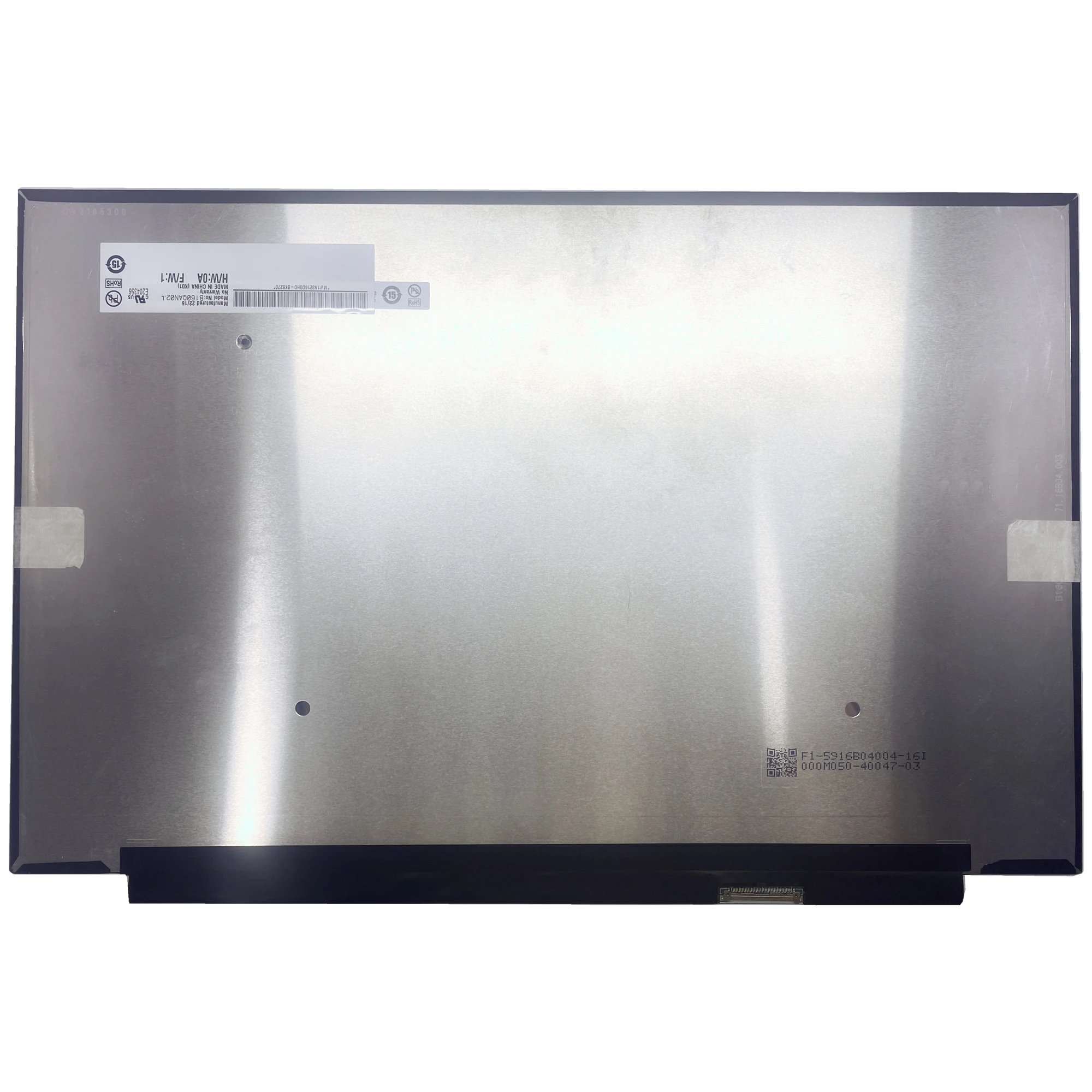 

B160QAN02.L fit B160QAN02.H NE160QDM-NY2 MNG007DA1-2 -3 NE160QDM-N62 16.0'' Laptop LCD Screen 2560*1600