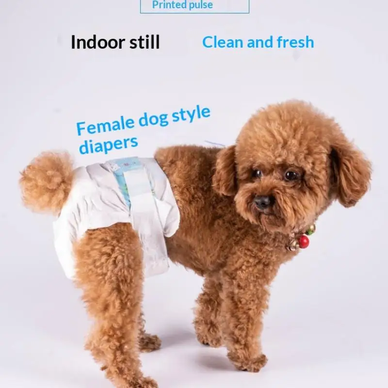 10Pcs Disposable Pet Diapers With Super Absorbent Core And Leak Proof Design Perfect For Small Medium Dogs Puppies Home Outdoor