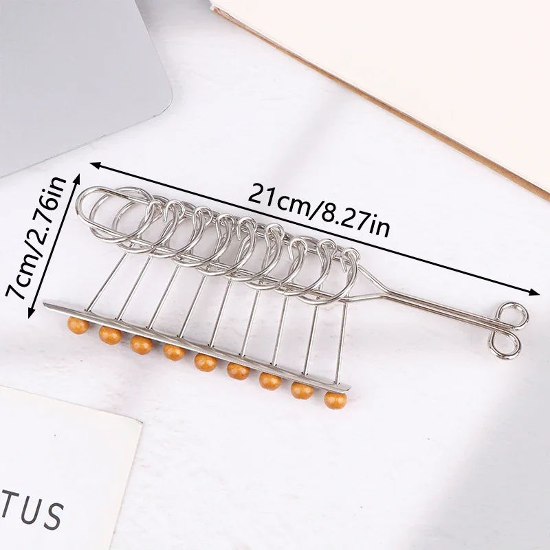 เก้าลิงค์ลวดโลหะปริศนาสมองของเล่น Disentanglement Iron Link ปลดล็อค INTERLOCK เกม Luban ล็อคของเล่นเพื่อการศึกษาเกม