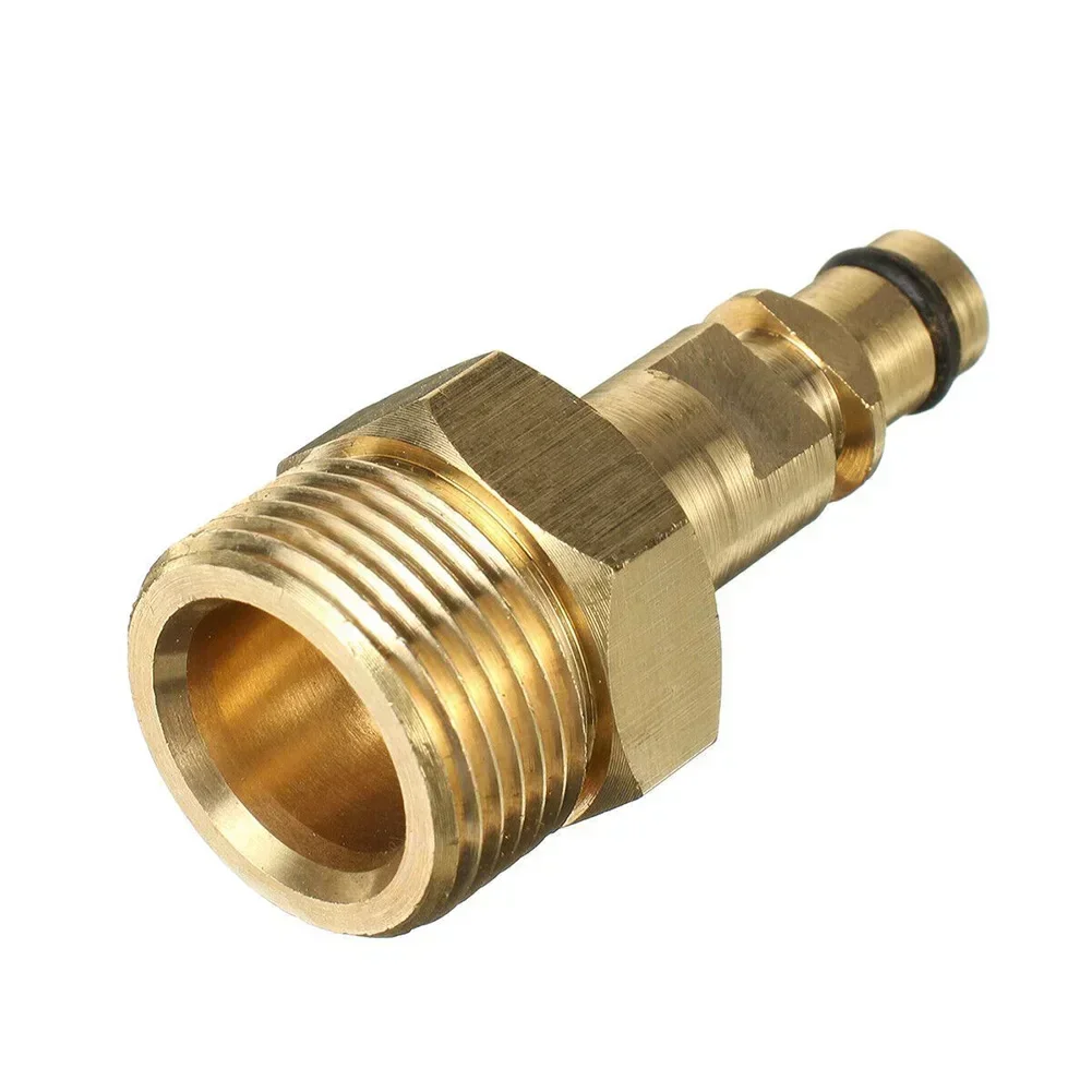 M22 male For Karcher K-series connection adapter High Pressure Washer brass garden hose Pipe Gold Quick Convert Tool Irrigation