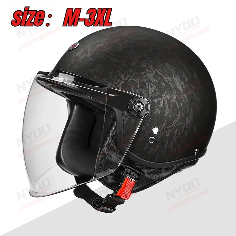 

Универсальный мотоциклетный шлем с открытым лицом 3/4, передовые технологии для максимального комфорта при длительных поездках для взрослых, всесезонный.