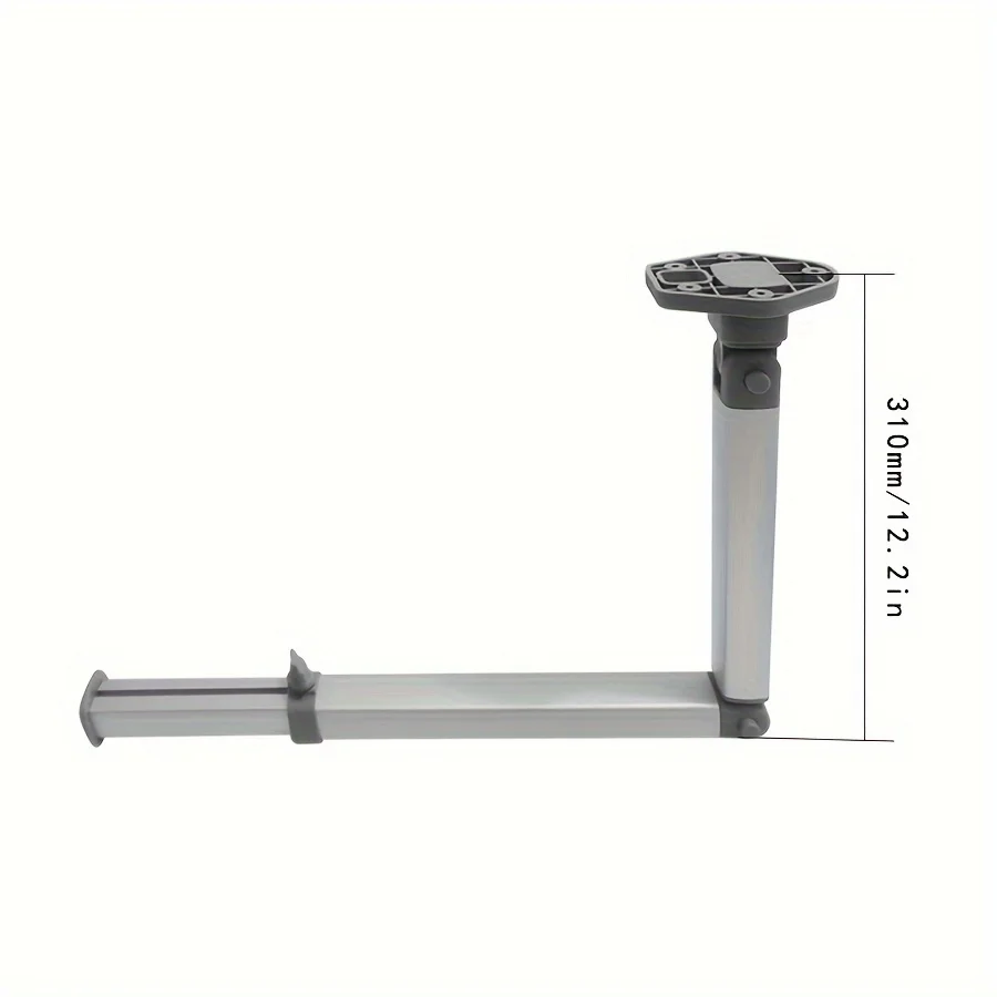 

Table Legs, Table Board Legs, with Telescopic Adjustment, Foldable in the Middle, Top Folding to Save Space