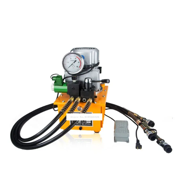 

Electric Hydraulic Pump Solenoid Valve Oil Pump Three-way Valve Pump Hydraulic Oil Pump With Pedal 1.5KW 220V/380V 1400r/min 10L