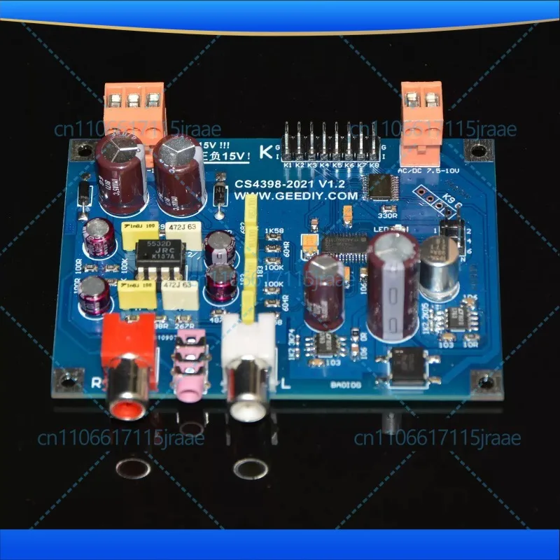 For 2021 Soft‑Control CS4398 DAC Decoder I2S or DSD Signals and Directly Inputs 24bit 192K DSD64/128 Tool Accessory