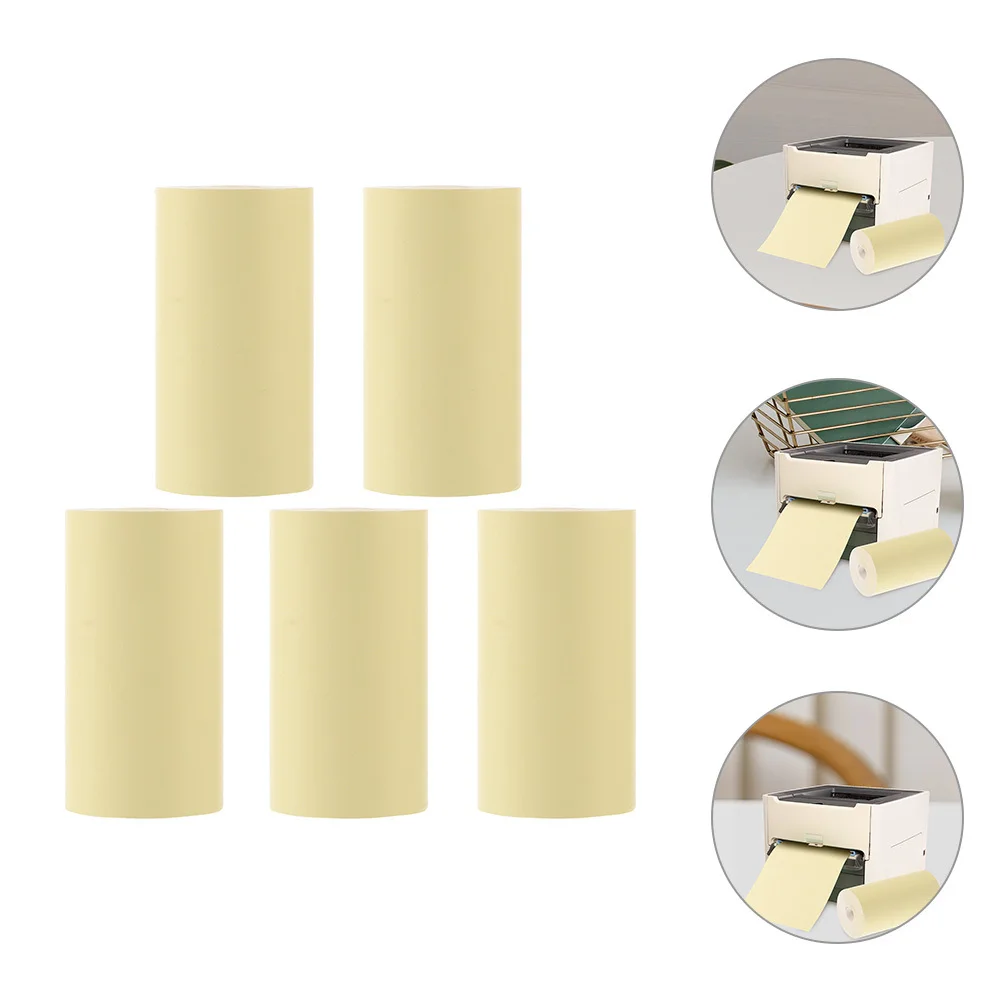 5pcs Thermal Rolls 58Mm X 30M Smooth High Sensitivity For Clear Printing Multipurpose Receipt Paper Pos Machine Till Roll