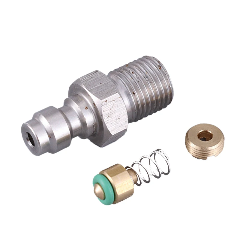 8mm Male Thread Quick Connection Connectors Valve PCP Fill Nipple Plug M10/1 10mm / 0.4in Male Connector