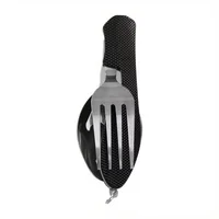 Multifunctional Camping Knife，Spork，Remove Folding Knife，Fork and spoon，Convenient Outdoor Tableware，Suitable for Camping 6