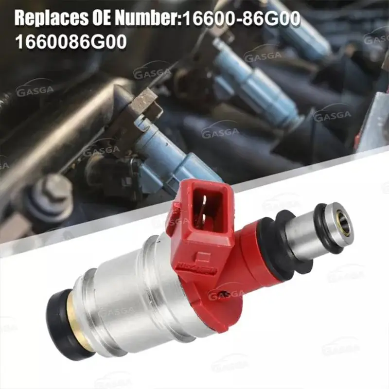 16600-86G00 1660086G00 For Nissan Pickup D21 2.4L 1990-1995 4PCS Fuel Injector Auto Parts Accessories 16600-86G01 16600-86G10