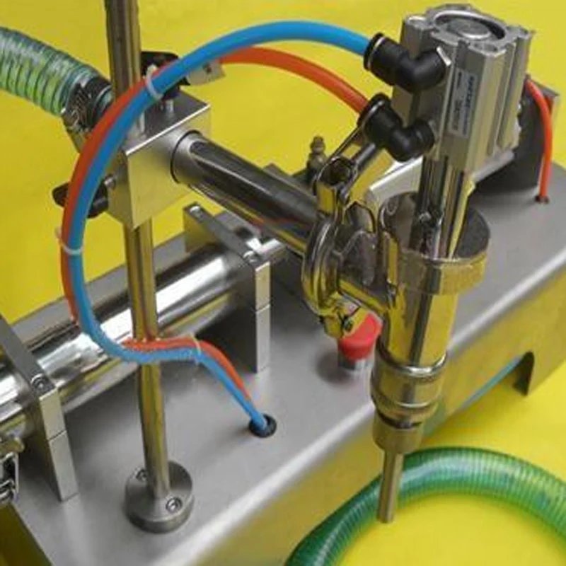 Full Automatic Liquid Filling Machine Single Head Filling Perfume Water Sense High Precision Heat Resistance