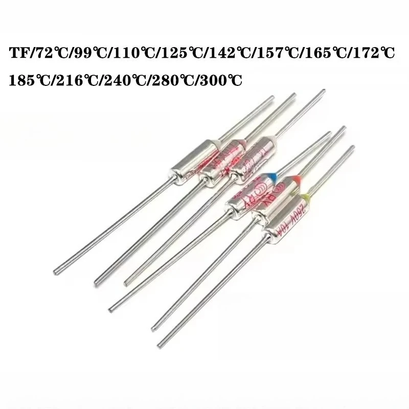 100pcs for ry metal temperature fuse fuse 250v 10a/15a electric rice cooker temperature tf72 degrees to 300 degrees