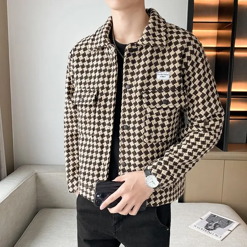 Man Coat Trendy Spring Autumn Jacket for Men Casual Deals Stylish Y2k Vintage New In Fast Delvery Cheap Sale High Quality Joker