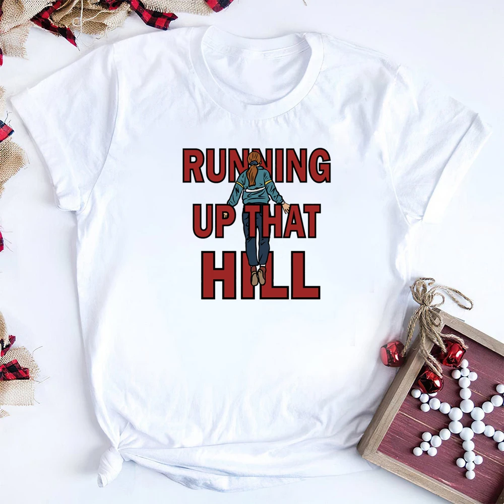 Retro Running Up The Hill Song Shirt Max’s Favourite Song Tee ST Inspired Max Mayfield T-shirt The Upside Down Tee TV Series Top