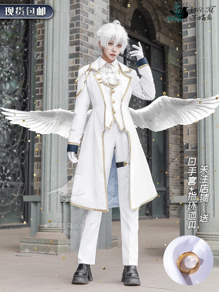 

Angel Nagi Seishiro Mikage Reo Demon Cosplay Costumes Halloween Carnival Uniforms Anime Clothing Fancy Party Suit Cloak Custom