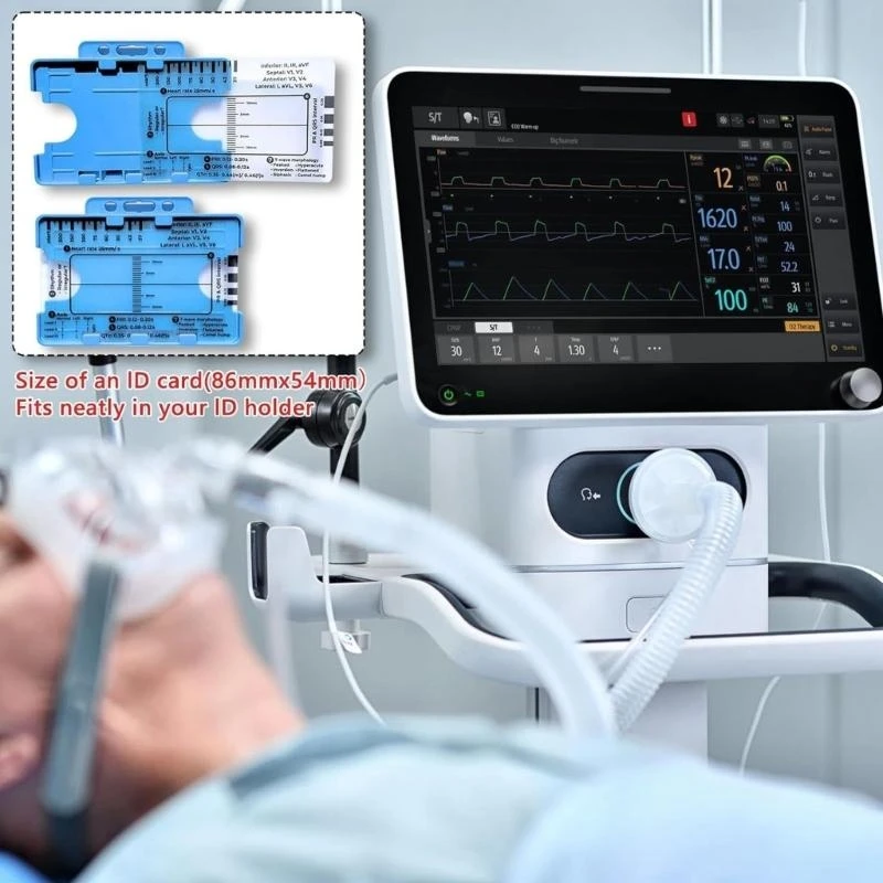  Electrocardiogram Assessment Tool 7 Step Ruler Card For Hospitals Clinics Healthcare Professional And Medicals Students