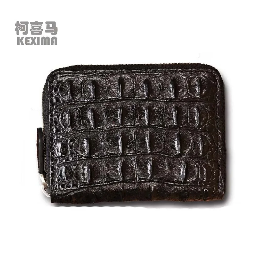 

liukani men crocodile wallet Brief crocodile bag zipper multi-function driver's license Card package