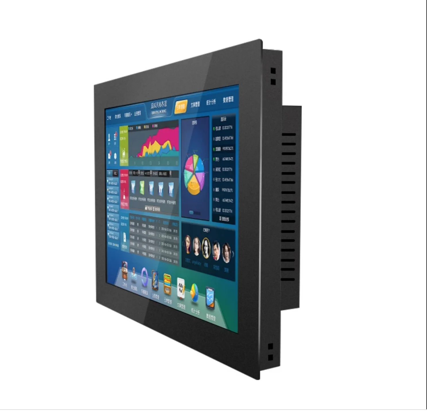 

High brightness -30~80 wide temperature 1000 nit 1280x800 12 inch capacitive touchscreen lcd panel tft display