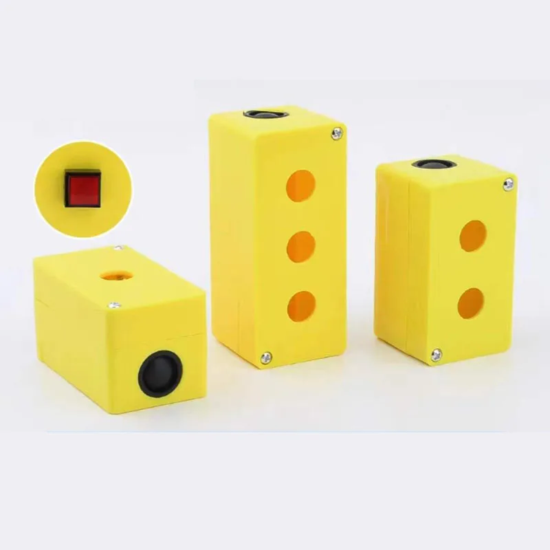 16mm przełącznik sterujący Push Button Box Case 1 2 3 hole