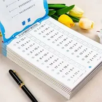 61Pages Children Addition and Subtraction Math Book Learning Mathematics Textbook Handwritten Exercise Arithmetic Books for Kid