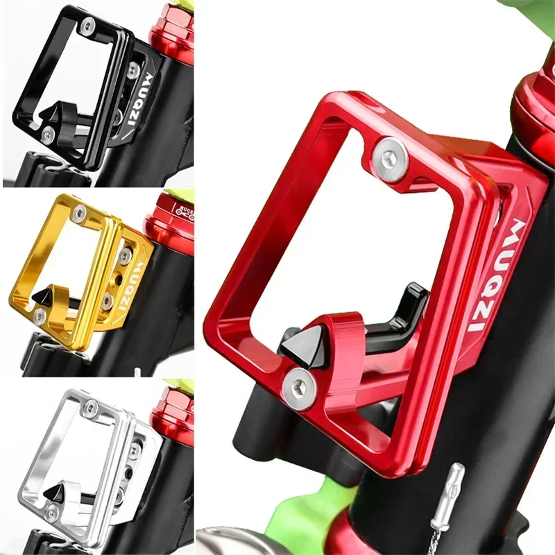 New Aluminum Alloy Bike Front Carrier Block for Folding Bicycle Racks 3 Hole Front Carrier Bag Mount Holder Adapter Bracket Set