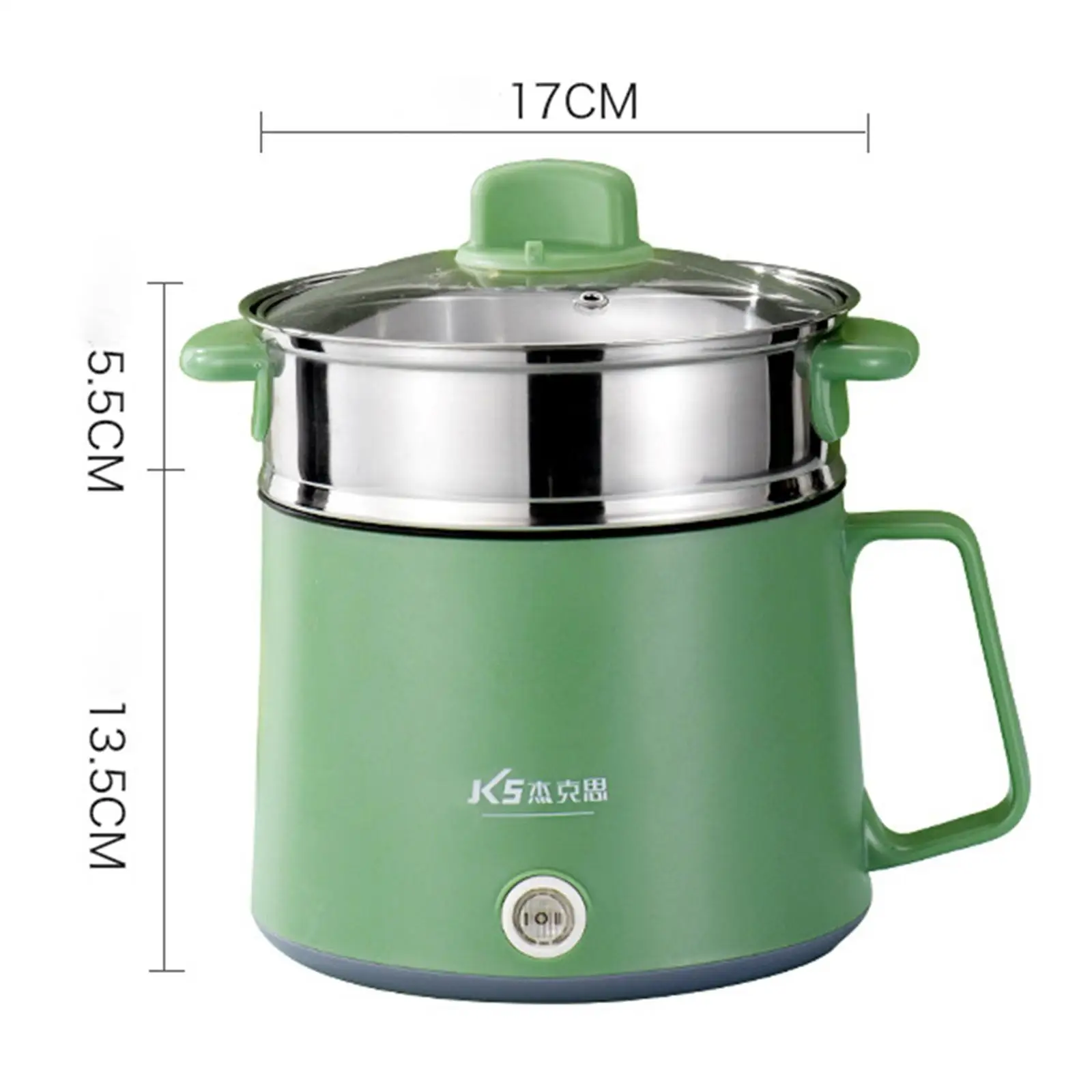 Mini parowiec Mini kuchenka do ryżu do smażenia, gotowania, duszenia i smażenia 1-2 osób