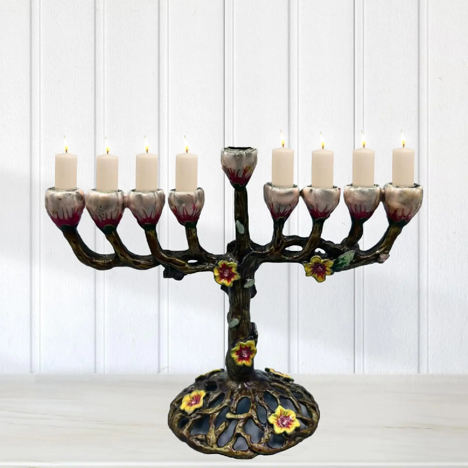 

9-ветвичное украшение для вечеринок, столовая, свадебный стол, центральная часть, универсальный юбилейный банкетный подсвечник, менора, канделябр