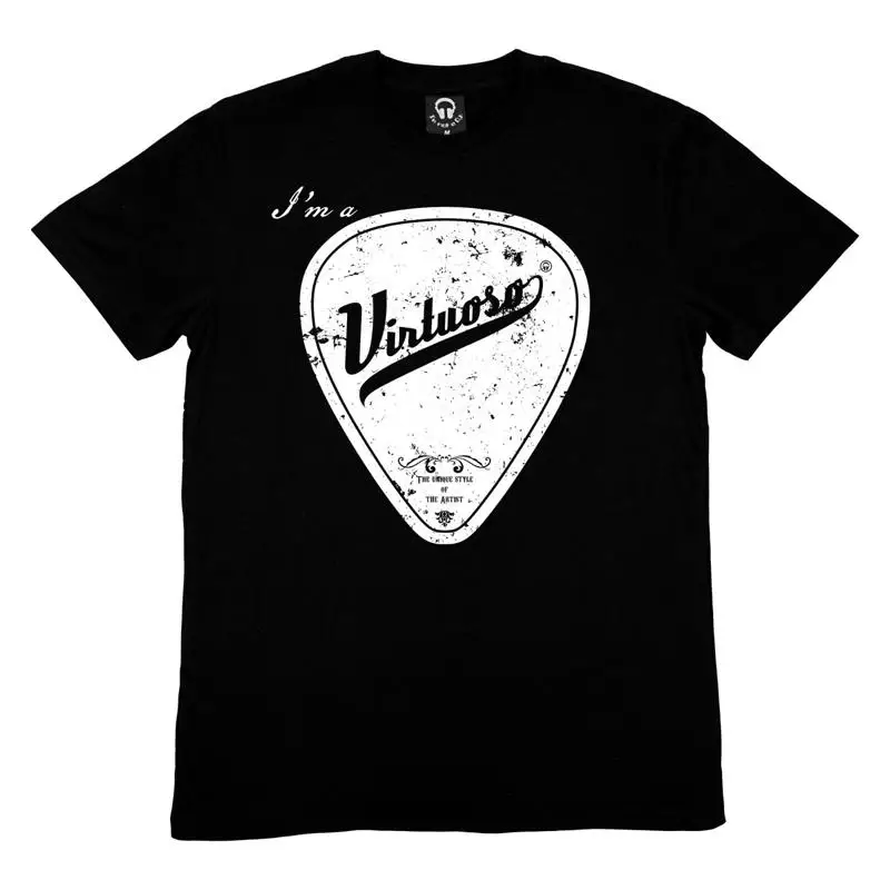 Pick Black Retro Music T-shirts soft 100% combed cotton Unisex XS S M L XL XXL