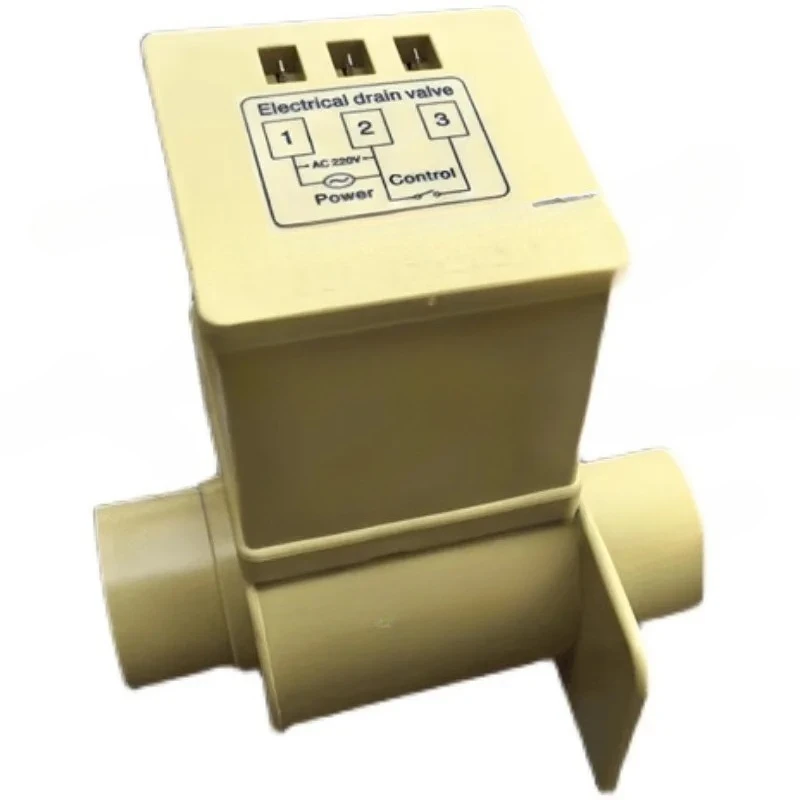 For V3ED-180 Washing Machine Yellow Drain Valve WH-QD-3-180 Laundry Off-line Electric Magnetic Sewage Valve