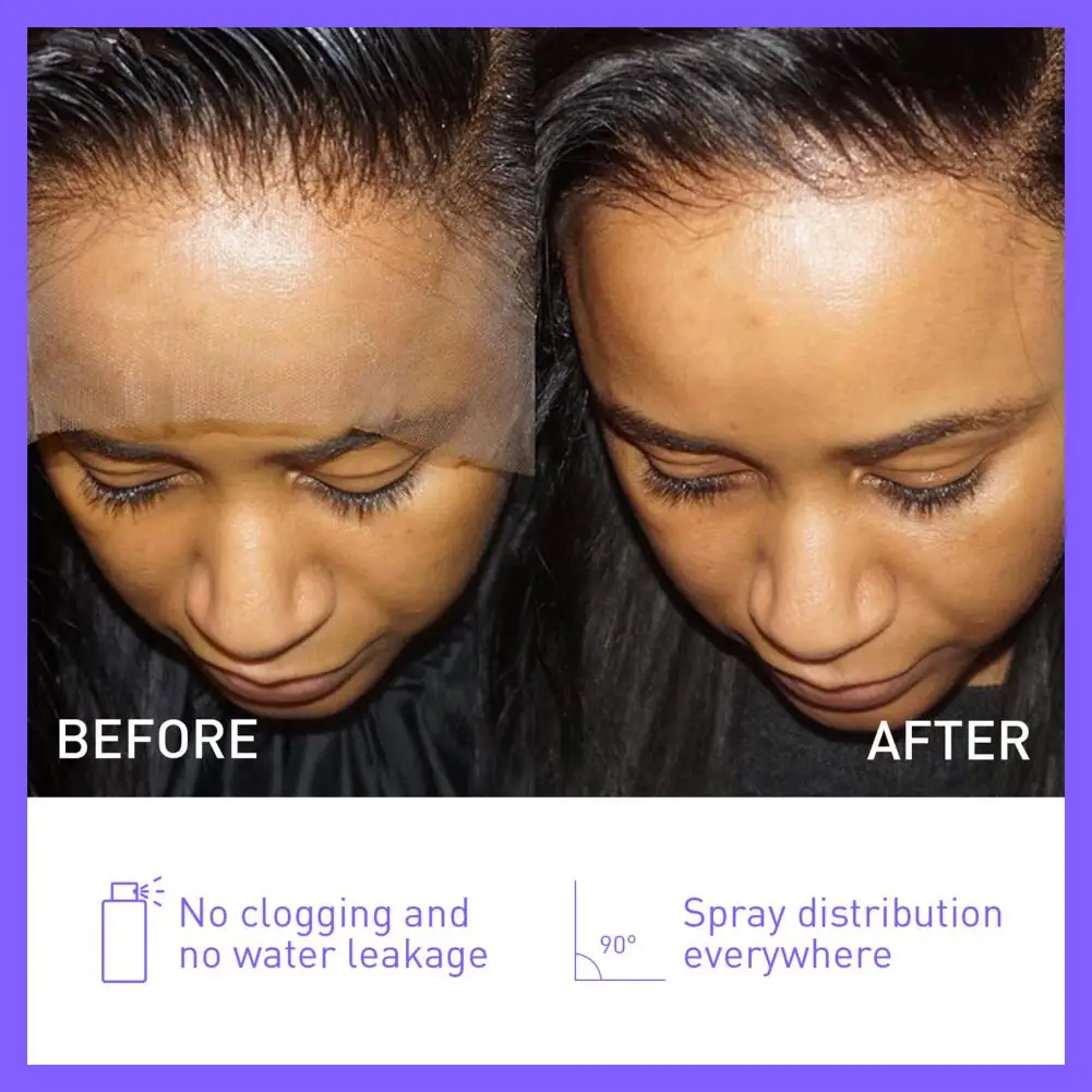 Spray de embaupour cheveux unisexe, 30ml, point de pulvérisation pour perruques, séchage rapide et sans couture, anti-cernes, délié de la fierté du poulet