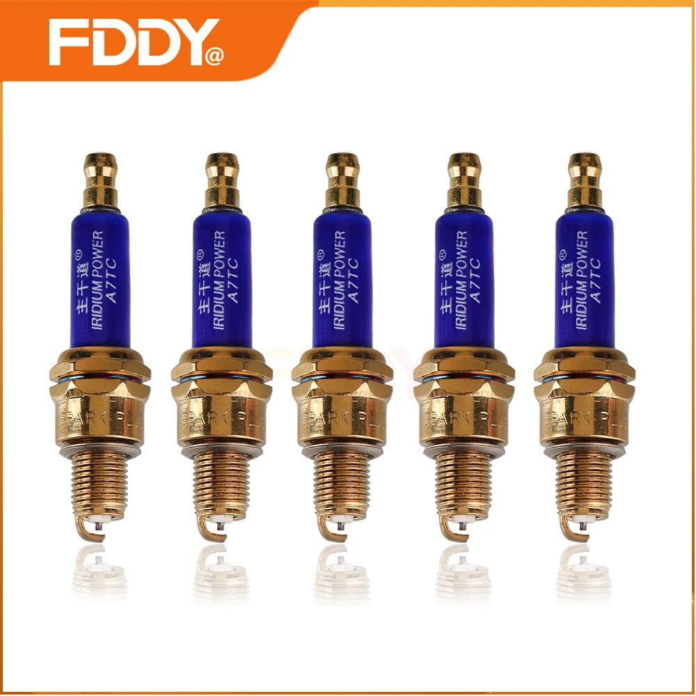 FDDYIridium Spark Plug A7TC For GY6 50cc 70cc 90cc 110cc 125cc 150cc ATV Scooter Pit Dirt Pocket Bike Moped Go Kart Quad Buggy P